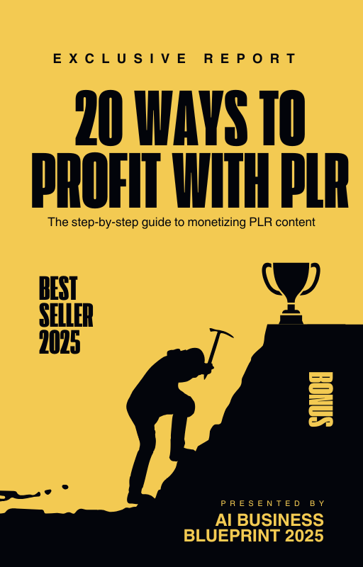 20 Ways to Profit with PLR (PLR Guide) – Rebrand & Resell